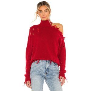 Lovers + Friends Red Turtleneck Sweater